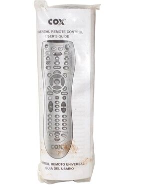 Cox Remote Control Black Universal URC 7820B01 New For TV, DVD, AUX, Cable NEW